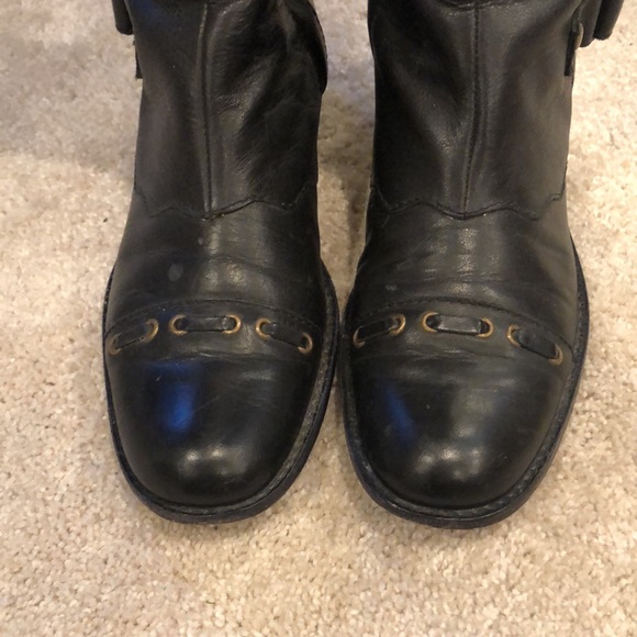 JESSICA BENNETT TALL LEATHER RIDING BOOTS - Picture 4 of 9